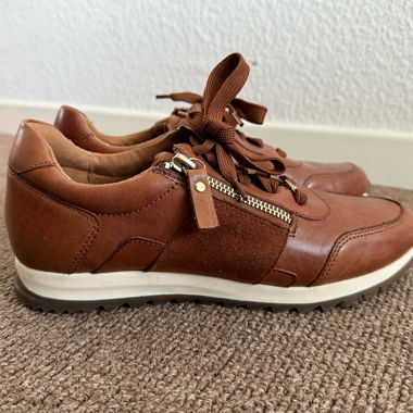 Caprice Cognac Sneaker/Trainer 