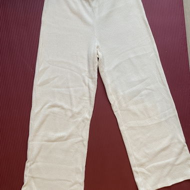 H&M weisse Strickhose