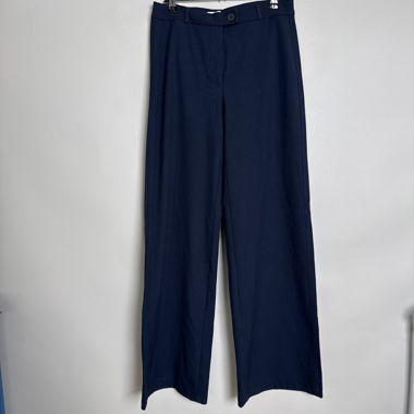 Pantalon large bleu marine Bershka