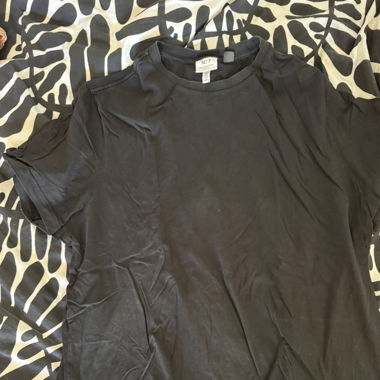 T Shirt Noir h&m Essentials Homme 