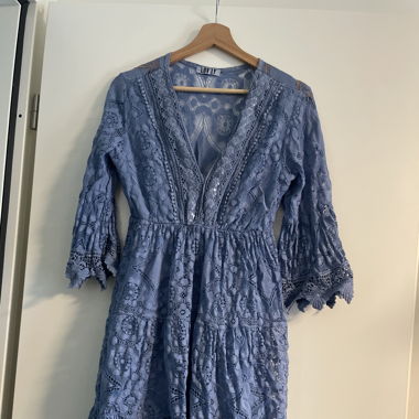 Blaues Kleid 