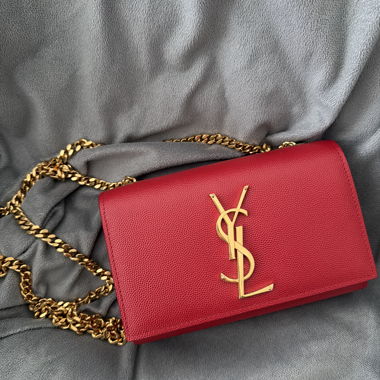 Borsa a tracolla rossa YSL
