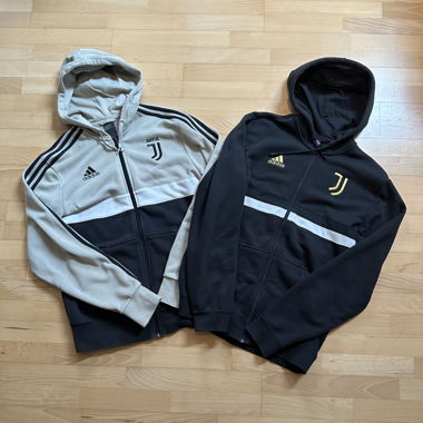 2 Adidas Juventus Turin sweat jackets