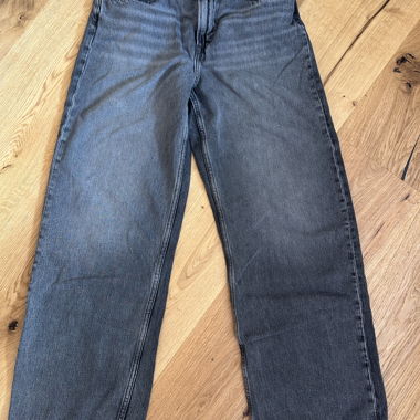 Baggy Jeans grau H&m