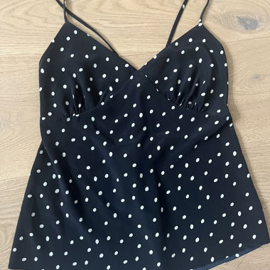 Chemise babydoll à pois