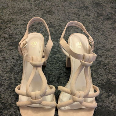 Lightpink highheels Sandaletten 39