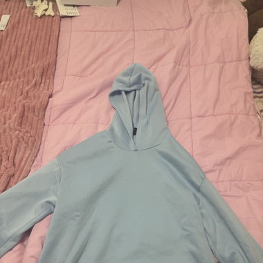 Cute Baby blue Hoodie