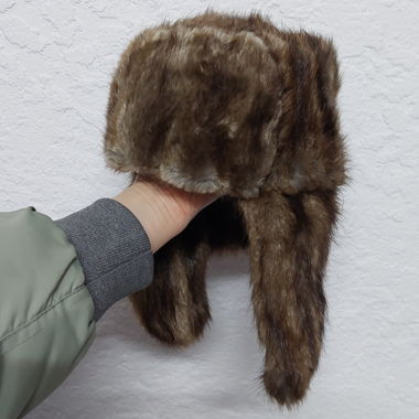 CHAPKA/OUCHANKA VINTAGE IN VERA PELLICCIA