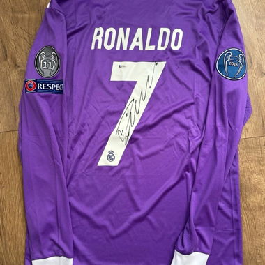 Cr7 2017 Ucl Trikot signiert mit Zertifikat