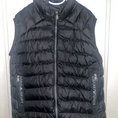 Gilet matelassé Emporio Armani noir