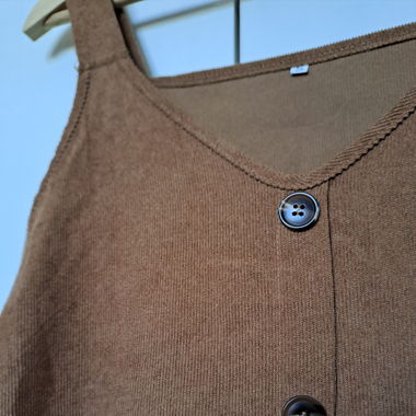 Robe printanière brune