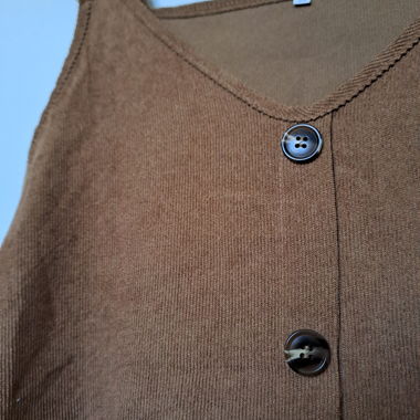 Robe printanière brune