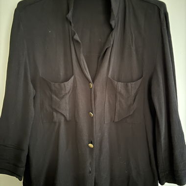 Camicia / blusa nera Bershka