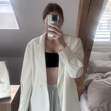 Off white Blazer / Blazerkleid