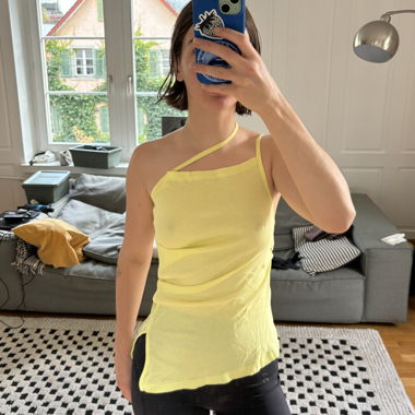 Helmut Lang Asymmetrisches top