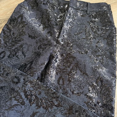 Pantaloni Zara neri con paillettes