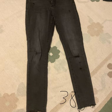 Schwarze Skinny Jeans
