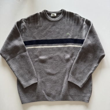 Vintage Lacoste grey knit, Size 5 (L), fits M