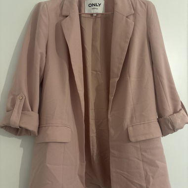 Rosa ONLY Blazer mit 3/4-Ärmeln