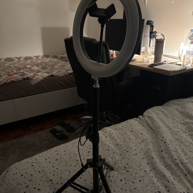 Treppiede per selfie - LED: Ring light