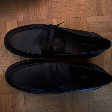 Mocassins en cuir noirs YOURTURN