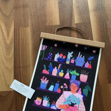 Kunstdruck inklusive Aufhänger / fine art print