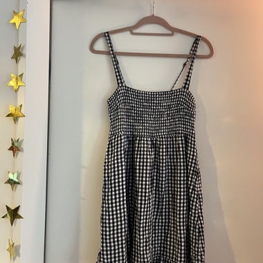 Gingham Check Abercrombie and Fitch Dress