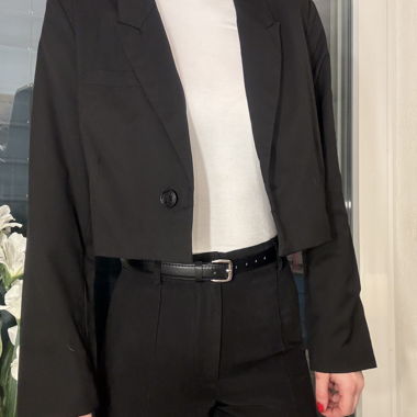 Blazer large court noir 