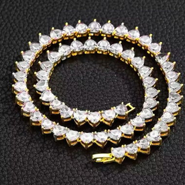 Heart Crystal Chain 