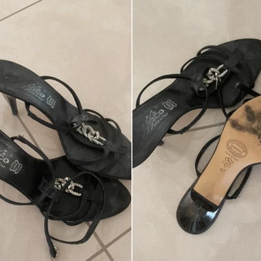 Schwarze High Heels 40