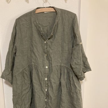 Leinen-Kleid