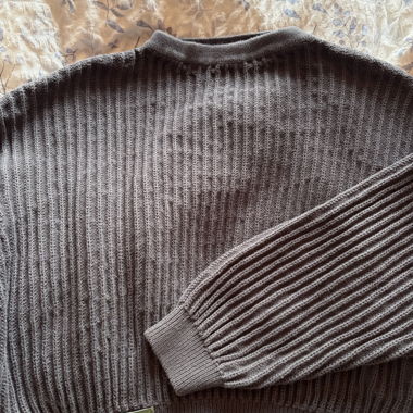 grey Scuffers knitted sweater