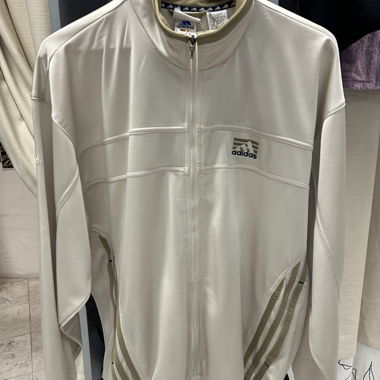 Giacca vintage track Adidas beige taglia M 