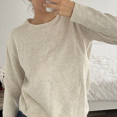 Beige Pullover