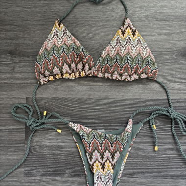 Bikini-Set mit Muster