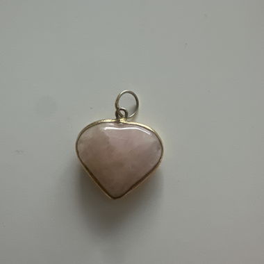 Rose Quartz Heart Pendant