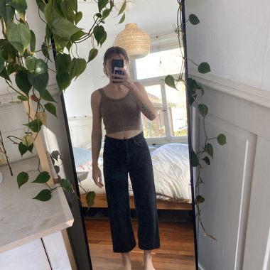Jeans noirs Monki