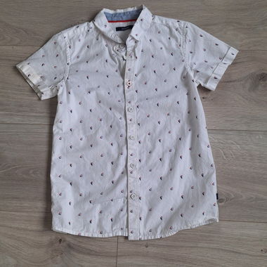 Camicia per bambini con motivo di barche 