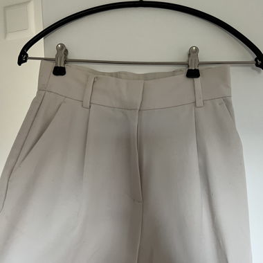 Beige H&M Weite Hose