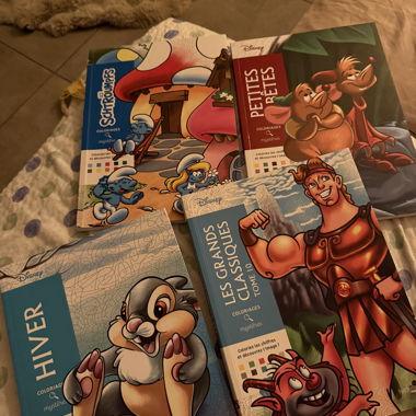 Set di libri da colorare Disney