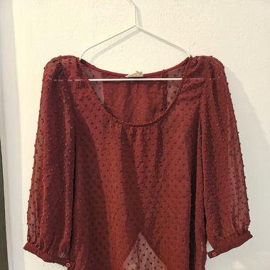 Bluse mit hübschem Rücken