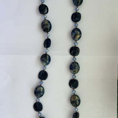 Blue Beaded Necklace