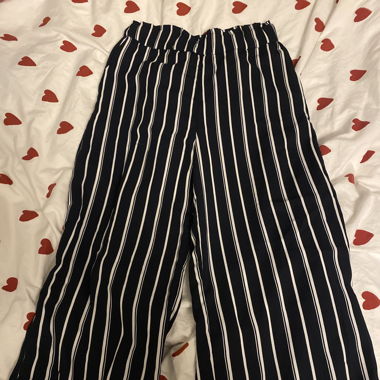 Striped Linen Pants