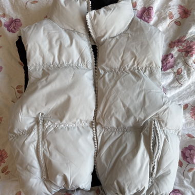 Gilet Puffer Bianco