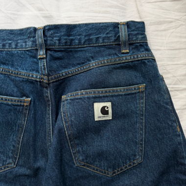 Carhartt WIP loose denim Bermuda shorts S