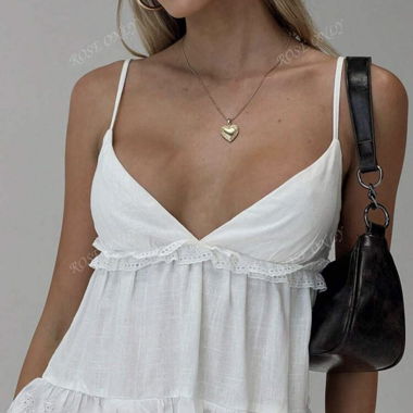 Top d'été blanc
