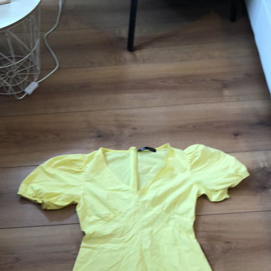 Zara Kleid Gelb kurz Gr.M