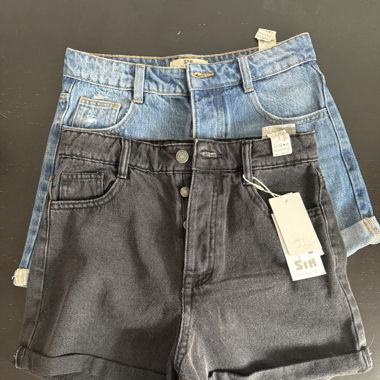 2 short denim. New!!