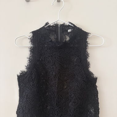 ZARA Cute and Elegant black lace top 