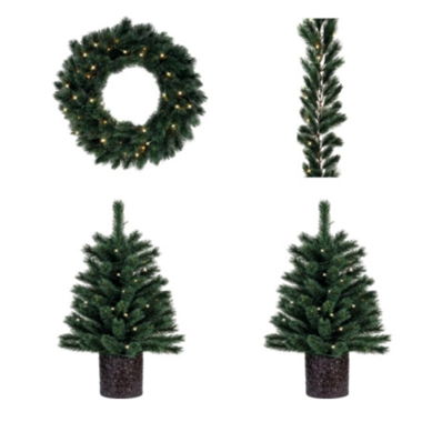 Decorazione Natalizia Porta - incl. LED